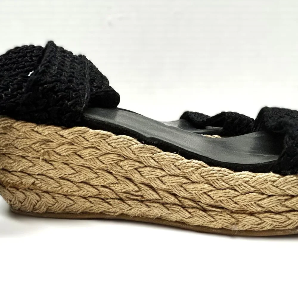 Stuart Weitzman braided wedges in 9 ½ M - Picture 6 of 9